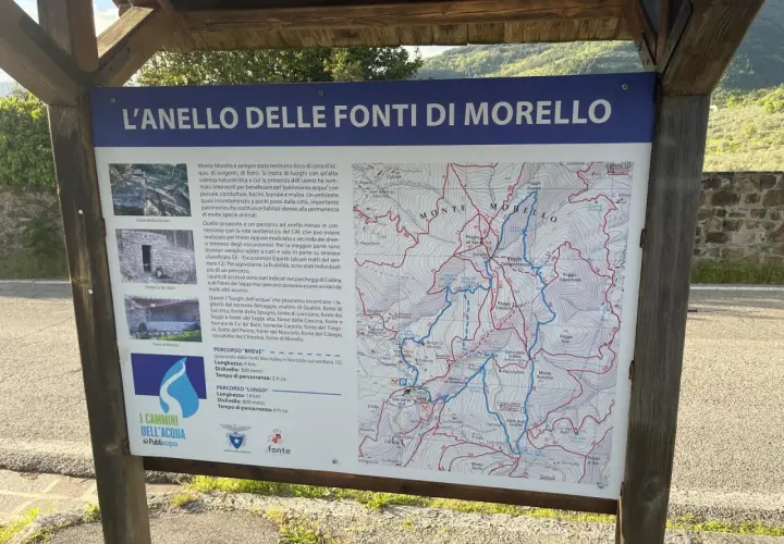 L'anello delle fonti di Morello: un percorso ad anello tra sentieri e sorgenti. Scopri i sentieri del Monte Morello e le sue acque.