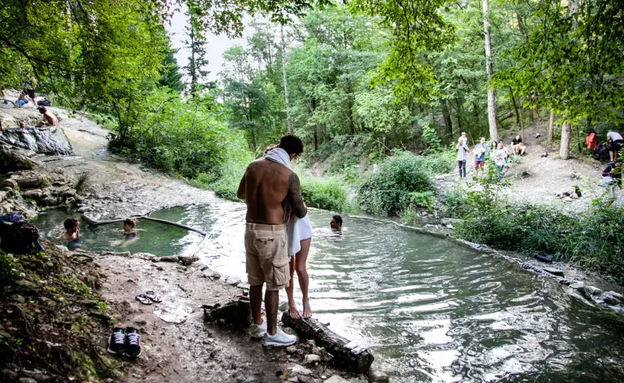 Bagni San Filippo d’inverno - guida al Fosso Bianco