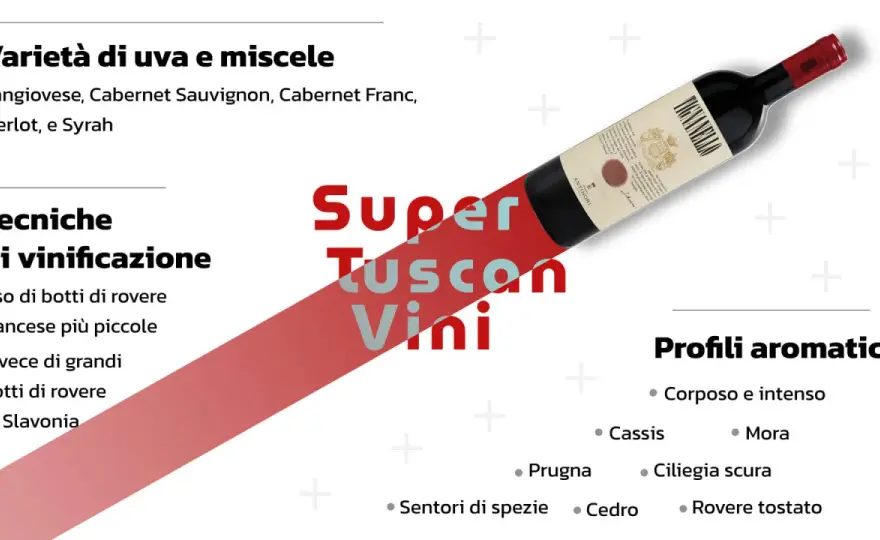 I migliori Supertuscan - guida a Sassicaia, Tignanello e Ornellaia