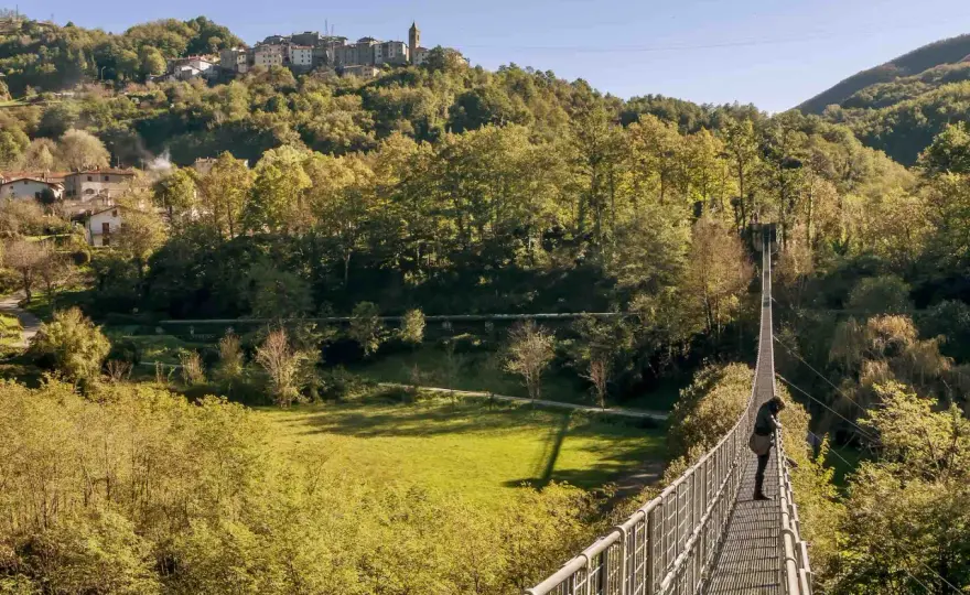 Ponte sospeso Ferriere - Storia e visita: scopri la Montagna Pistoiese