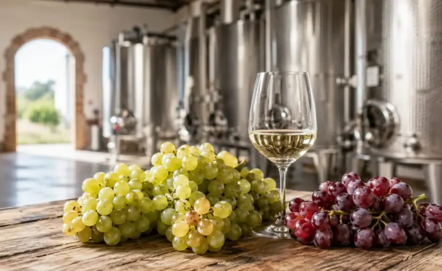 Vinificazione in bianco - come nasce un vino fresco