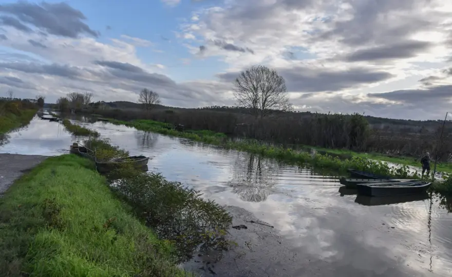 Ponte Buggianese tra santuario, Padule e argini